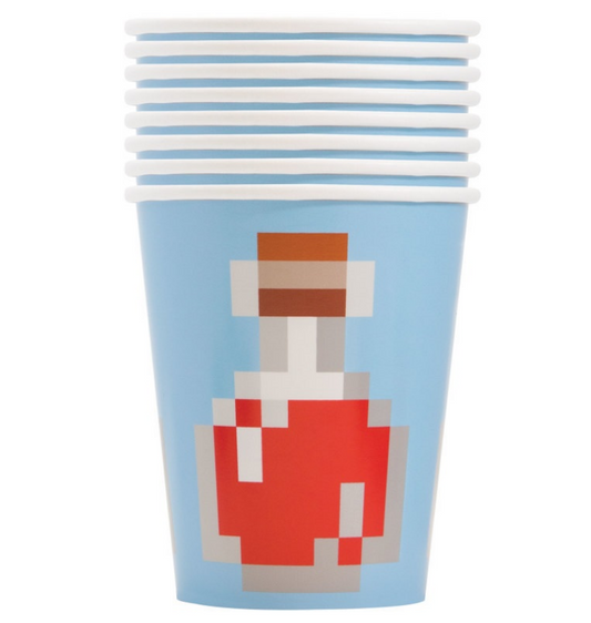 Minecraft Party Paper Cups