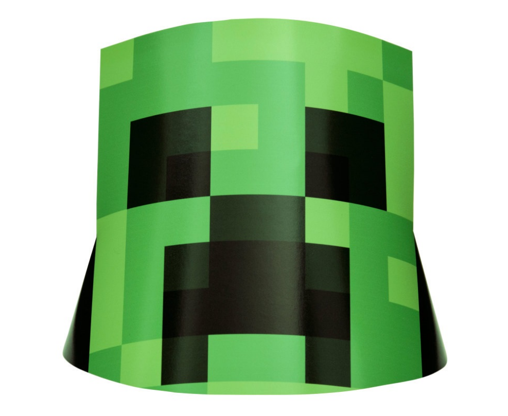 Minecraft Party Hats 8pk