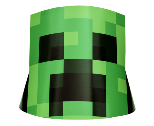 Minecraft Party Hats 8pk