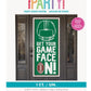 Football Toss "Get Your Game Face On" Door Poster  27" x 60"