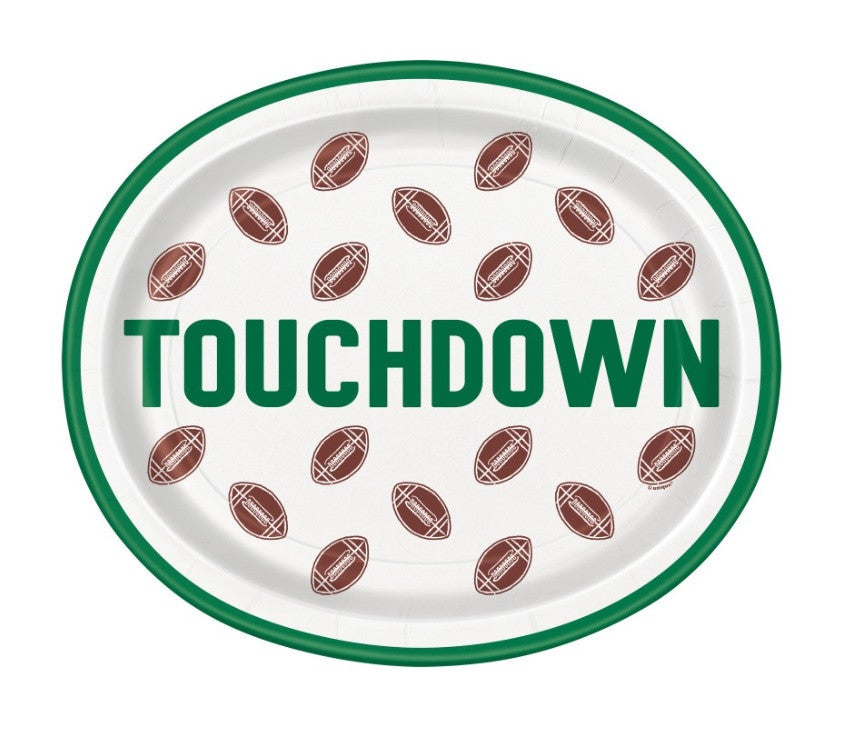 The Big Game Football Theme Party Plates
