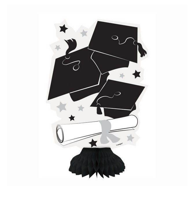 Graduation Mini Honeycomb Decorations 8"  3ct