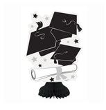 Graduation Mini Honeycomb Decorations 8"  3ct