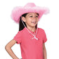 Pink Cowgirl Hat For Adults