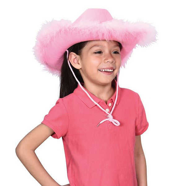 Pink Cowgirl Hat For Adults