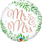 Mister and Misses Round Foil Balloon