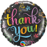 Thank You Colorful Microfoil Balloon
