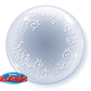 Fancy Filigree Clear Bubble Balloon 24"