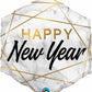 Happy New Year Hexagon Foil Balloon