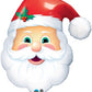 Jumbo Santa Head Christmas Balloon