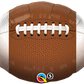 Qualatex 18" Football Shape Foil Balloon Party Decor