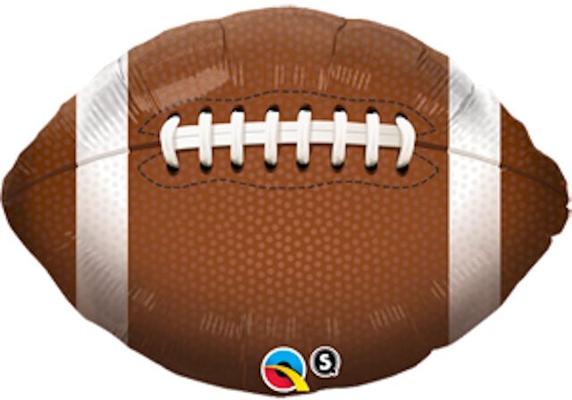 Qualatex 18" Football Shape Foil Balloon Party Decor