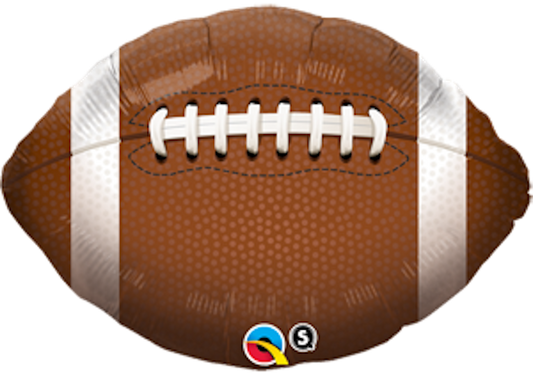 Qualatex 18" Football Shape Foil Balloon Party Decor