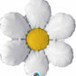 Retro Daisy Flower Foil Balloon Mini