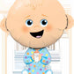 Jumbo Baby Boy Foil Balloon