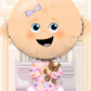 Jumbo Baby Girl Foil Balloon