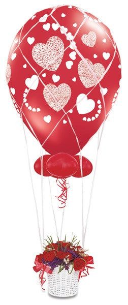Net for hot air balloon centerpiece