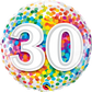 Happy 30th Birthday Balloon Rainbow Confetti