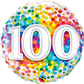100 birthday balloon 18" foil