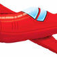 Red Vintage Plane Jumbo Balloon