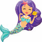 Enchanting Mermaid Foil Balloon Jumbo