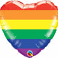 Heart Shaped Rainbow Balloon