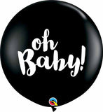 Oh Baby Gender Reveal Latex Balloon