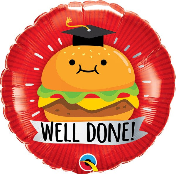 Adorable Hamburger Graduation Balloon
