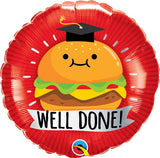 Adorable Hamburger Graduation Balloon
