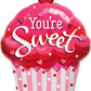 Super Sweet Cupcake Jumbo Foil Balloon