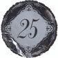 Silver 25th anniversary balloon