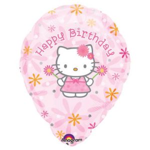 Hello Kitty Personalized Birthday Balloon