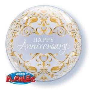 Happy Anniversary Bubble Balloon