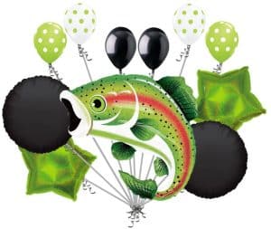 Father's Day Trout Helium Balloon Bouquet