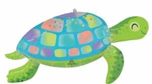 Colorful sea turtle foil balloon for ocean-themed celebrations.