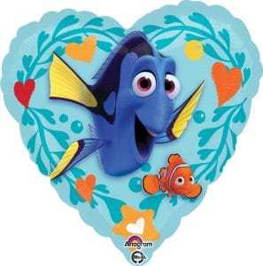 18" Heart Shaped Dory Balloon