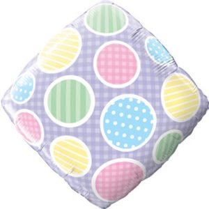 18" Polka Dots Accent Patterns Foil Balloon