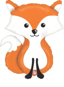 36" Cute Jumbo Fox Foil Balloon