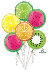 Mixed Fruits Balloon Bouquet
