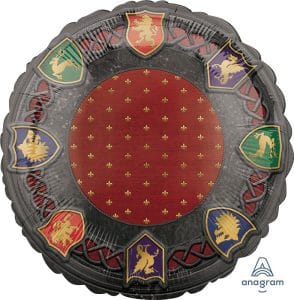 18" Round Foil Balloon Medieval