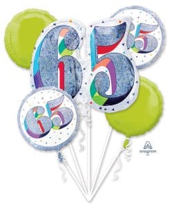 Anagram Sparkling 65 Foil Balloons Bouquet Party Decor