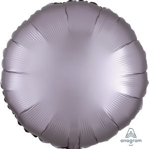 18" Round Shape Satin Luxe Greige Foil Balloon
