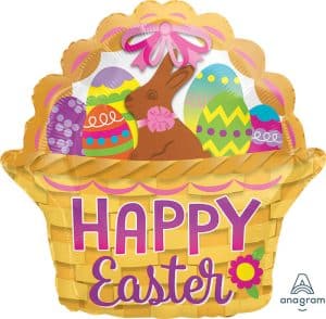 Easter Basket Shape Foil Balloon