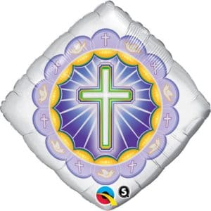 Religious Cross Foil Balloon