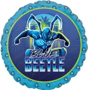 Blue Beetle Balloon Round Foil