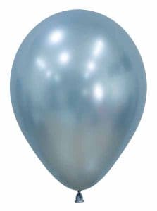 Blue latex balloon for party decorations from Dazzling Balloons Cornwall.