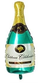 Champagne Bottle Supershape New Years Celebration Mylar Foil Balloon 40" x 20"