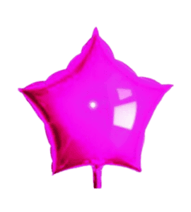 9" Pink Star Shape Foil Mylar Balloon Party Decor