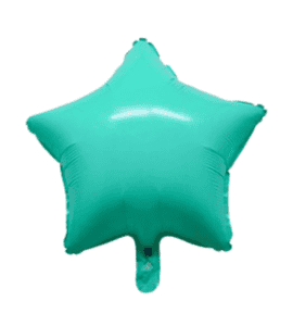 9" Macaron Seafoam Star Shape Foil Mylar Balloon Party Decor