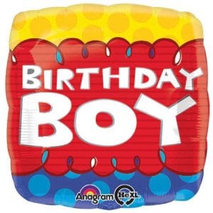 Birthday Boy Foil Balloon